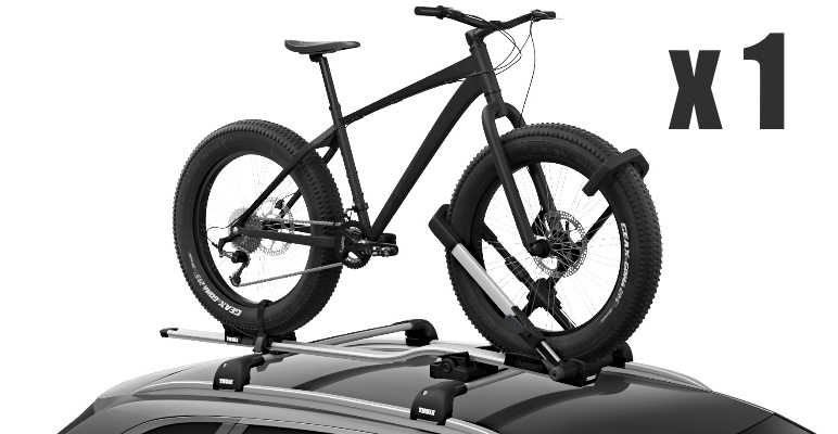 Fietsdrager dak Carbon frame 1 fiets